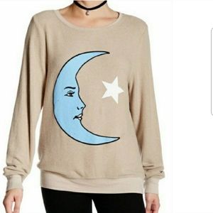 Wildfox Moon and star sweatshirt